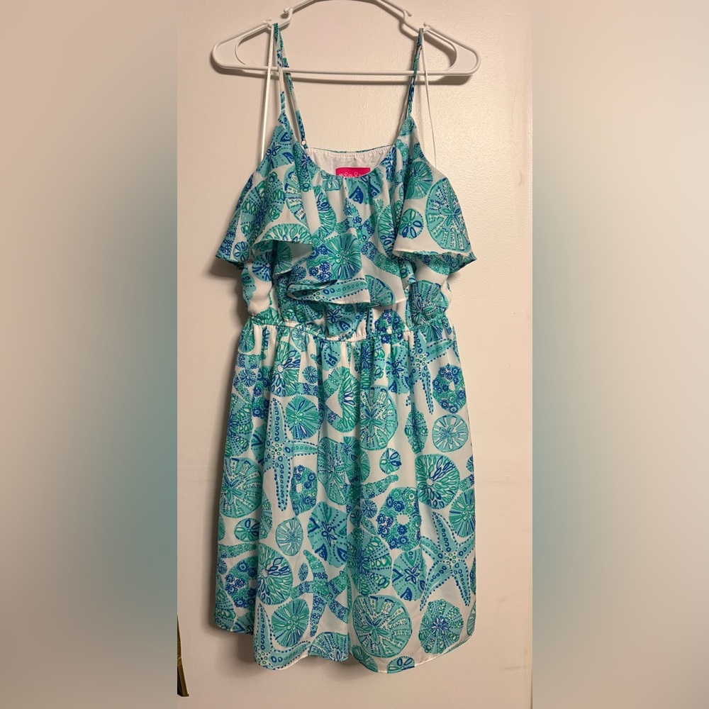 Lilly Pulitzer Blue and Green Dress